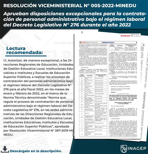 Aprueban Disposiciones Excepcionales Para La Contratación De Personal Administrativo Bajo El