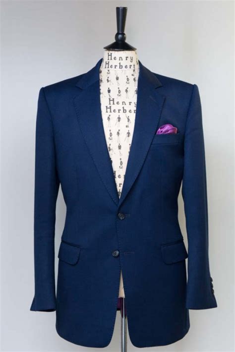 Henry Herbert Blue Jacket On Tailoring Dummy Bespoke Bespoke Suits By