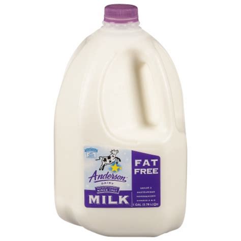 Anderson Dairy Fat Free Skim Milk 1 Gal Kroger