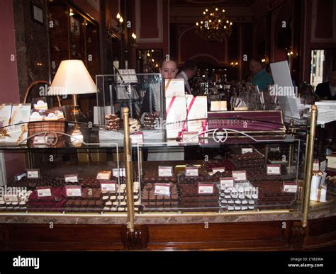 E Wedel Chocolate Shop Warsaw Poland Stock Photo Alamy