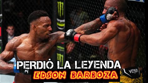 Perdi La Leyenda Edson Barboza Vs Lerone Murphy Ufc Vegas Full