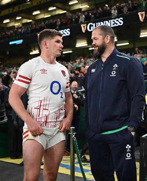 Watch Andy Farrell's incredible gesture to son and England captain Owen Farrell following ...