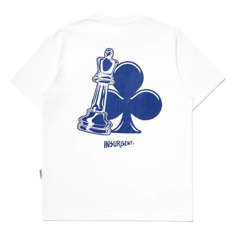 Tshirt Chess White INSURGENT CLUB