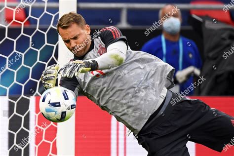 Bayern Munichs Goalkeeper Manuel Neuer Performs Editorial Stock Photo