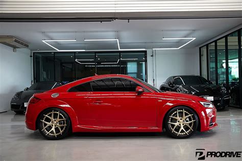 Audi Tt S Red Bc Forged Hcs S Wheel Wheel Front