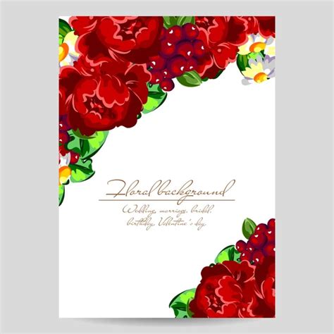 Wedding invitation border red roses — Stock Photo © Irisangel #2057541