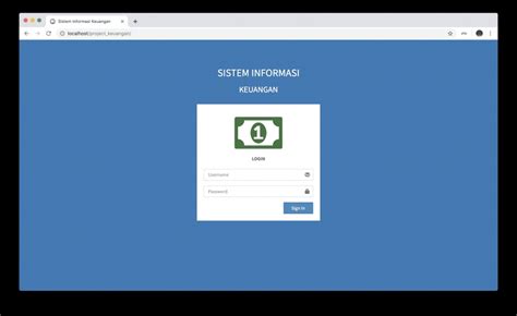 Aplikasi Keuangan Berbasis Web Dan Dapat Terintegrasi Android