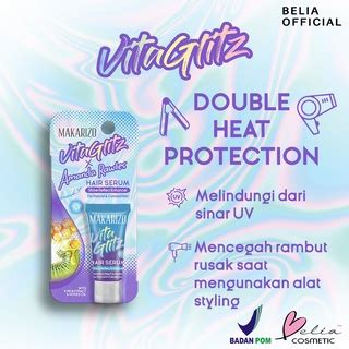 Jual BELIA MAKARIZO Vitaglitz Hair Serum Strength Booster Shine