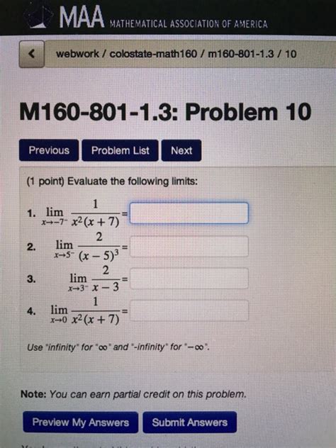 Solved Evaluate The Following Limits Lim X Right Arrow 7 Chegg