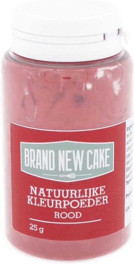 BrandNewCake Natuurlijke Kleurpoeder Rood 25gr Eetbare