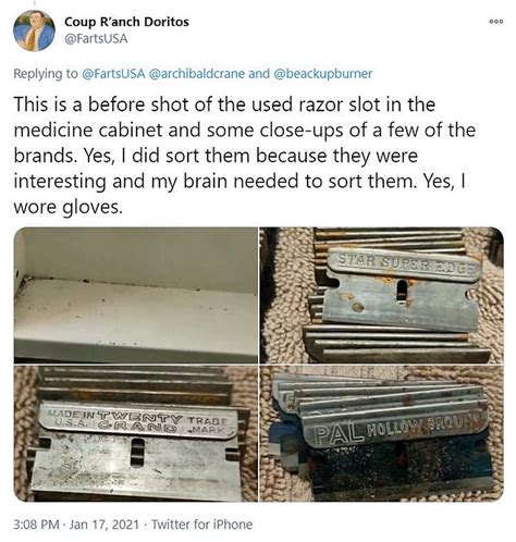 Did You Know Some Old Homes Have Slots For RAZOR BLADE Disposal In The