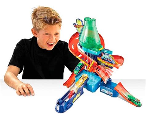 Pista Hot Wheels Laborat Rio Cient Fico C Carrinho Muda Cor Parcelamento Sem Juros