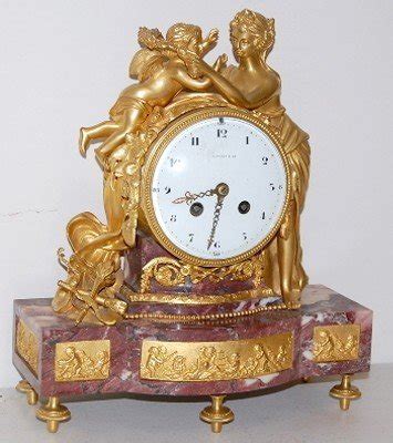 Tiffany Empire Marble Bronze Mantle Clock ClockPrices