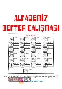 Alfabe Defter Etkinli I Eduhol Etkinlik Ndir Oyun Oyna Test Z