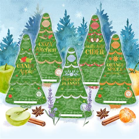 Scentsy Christmas Tree Holiday Brick Collection - ScentsWax.com