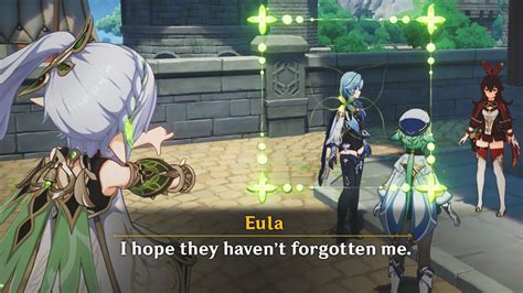 Nahida Reads Eula S Mind Bonus Cutscene Windblume S Breath