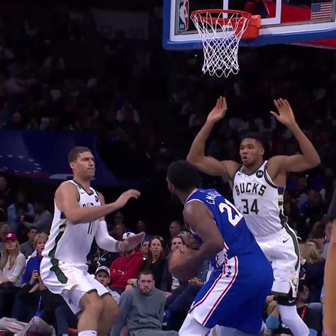 ClutchPoints On Twitter Giannis With The BIG Block On Joel Embiid