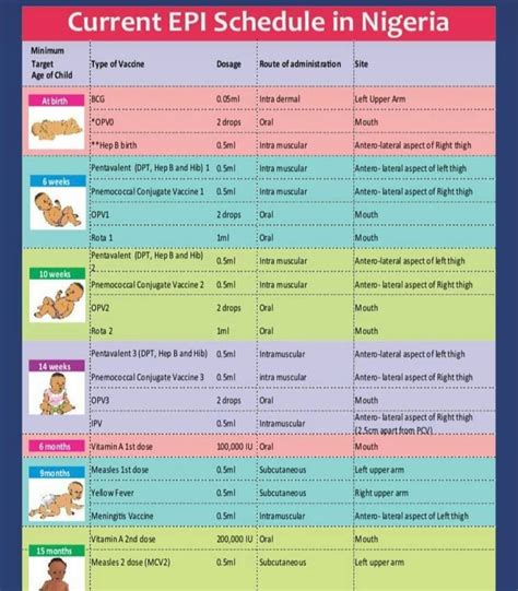 Immunization Schedule Table In Nigeria | Review Home Decor