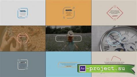 Videohive Quotes Titles After Effects Project For