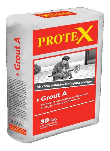 Protex Grout A Mortero Autonivelante Para Anclaje Kg Romo Industrial