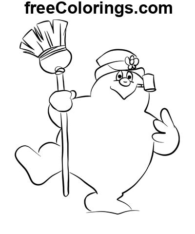 Frosty Le Bonhomme De Neige Film Coloriages Et Livres En Pdf