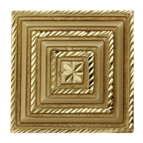 Mannar Craft Store Brass Square Dome Door 50mm With Matt Diamond Cut Finish