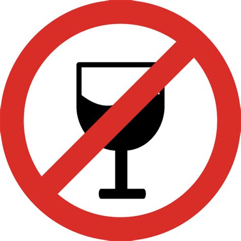 No Alcohol Sign Png