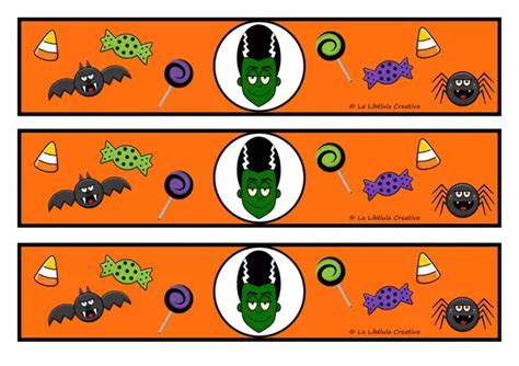 Manillas Para Recortar Halloween Color Craft Profesocial