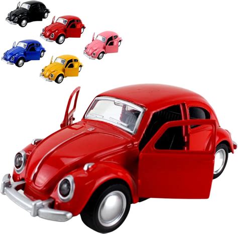 Miniatura Fusca Escala 1 32 Carrinho de Ferro Fricção Fusquinha