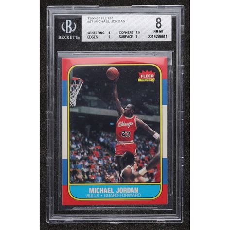 Michael Jordan Fleer Rc Bgs Pristine Auction