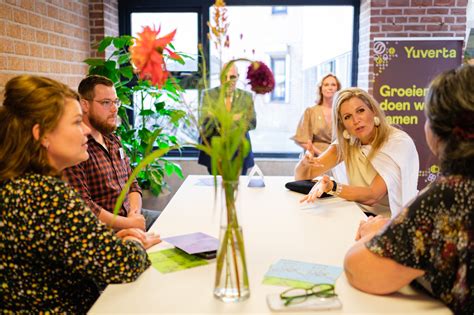 Queen Máxima of the Netherlands at Yuverta VET Graduates Are Crucial