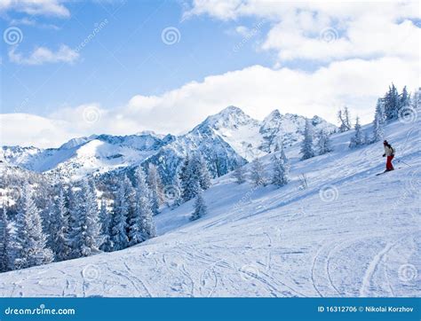 Ski Resort Schladming . Austria Stock Photo - Image of journey, resort ...