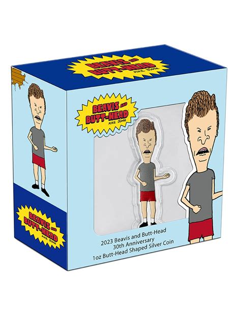 BUTT HEAD Beavis And Butthead 30th Anniversary 1 Oz Silver Coin 2