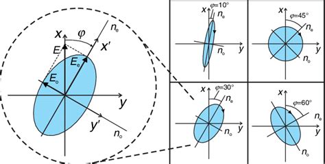 A The Polarization Ellipse Resulted From Passing The Linearly