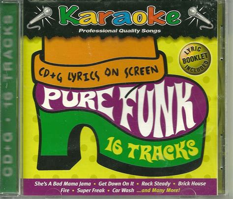 Various Artists Karaoke Bay Pure Funk Cdg Music