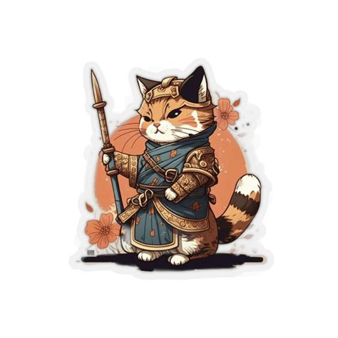 Samurai Cat Etsy Artofit