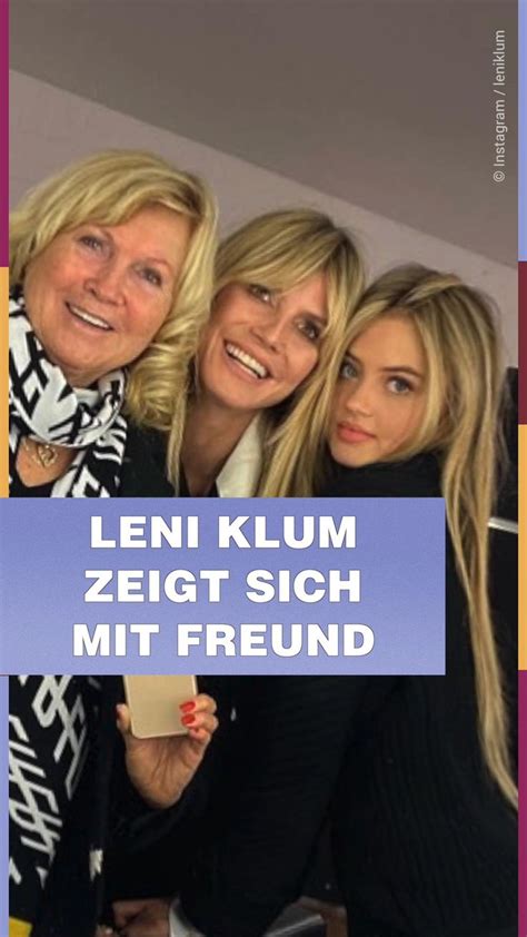 Intime Einblicke Leni Klum Zeigt Erstmals Ihre Große Liebe Aris Video Video Leni Klum