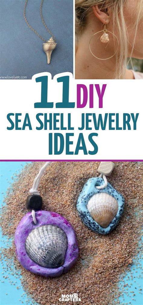 DIY Seashell Jewelry - Bracelets, Earrnings, and Necklaces! | Seashell jewelry diy, Seashell ...