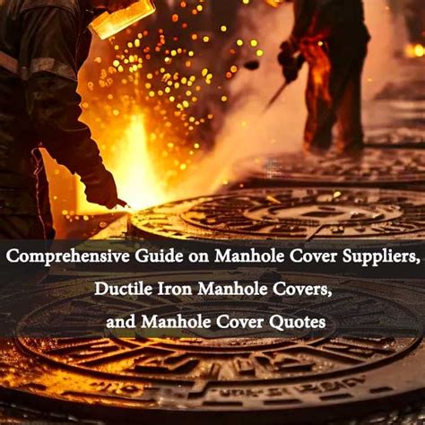 Comprehensive Guide On Manhole Cover Suppliers Ductile Iron Manhole