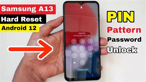 Samsung Galaxy A13 Hard Reset Pattern Unlock 2023 YouTube