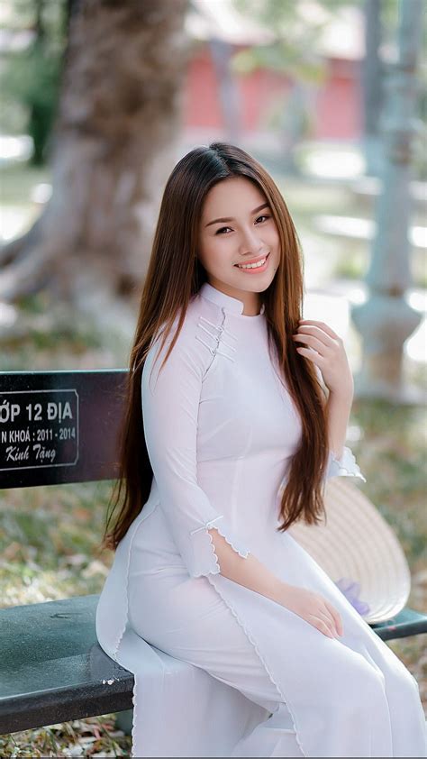 Pin De Duy Em Ao Dai Viet Nam Garotas Asiáticas Beleza Asiática