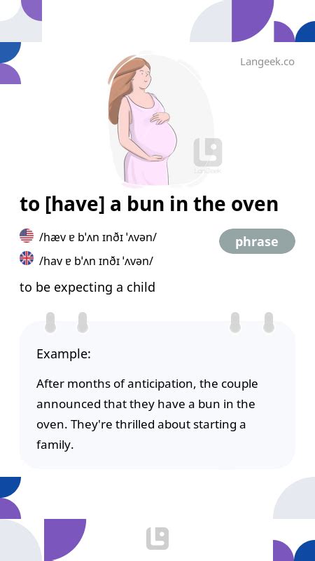 Definition Meaning Of Have A Bun In The Oven Langeek