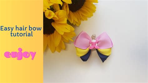 Spectacular Hair Bow🎀🎀🎀step By Step Hair Bow Tutorial🎀🎀🎀how To Make