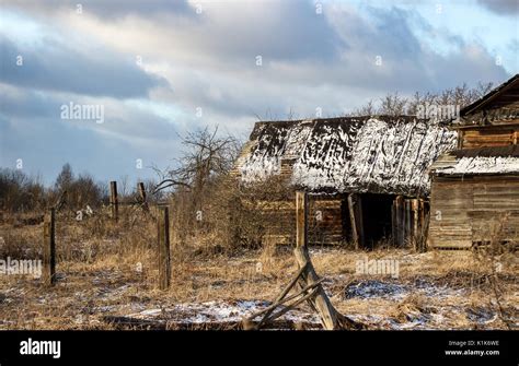 Russian village Paltsevo Stock Photo - Alamy