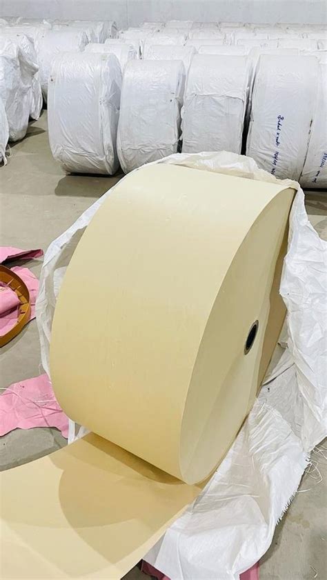 Wood Pulp Plain Mg Kraft Paper Roll For Packaging Gsm Less Than