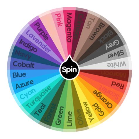 Colour Wheel | Spin The Wheel App