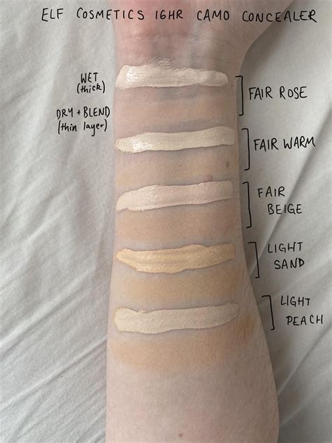 Elf Cosmetics 16hr Camo Concealer Very Pale Skin With Red Blemishes