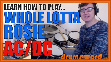 Whole Lotta Rosie Ac Dc Drum Lesson Preview How To Play Song