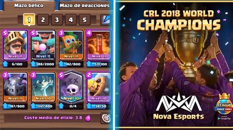 Subiendo A Liga 2 Con El Mazo De Nova Esports De La Final De La Crl Clash Royale Youtube