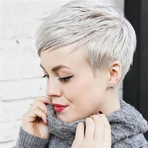 Platinum Blonde Pixie Hairstyles Hairstyle Catalog